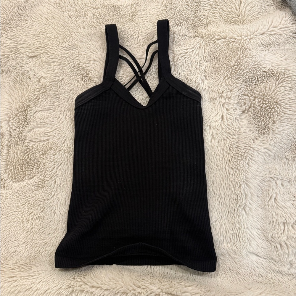 Free People Movement Black Tank